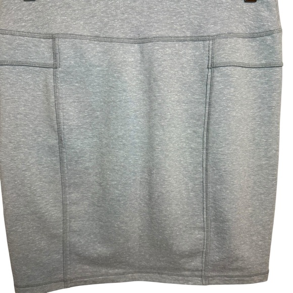 Athleta | Heathered Gray SoHo Pull-On Skirt - Picture 5 of 6